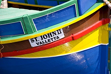 Fishing boat, Mgarr, Gozo, Malta, Europe