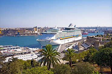 View of Grand Harbour, Malta, Europe