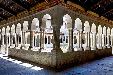 Cloister of the church of Fillina, Veneto, Italy, Europe