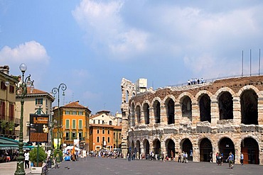 Arena, Piazza Bra, Verona, Venice, Italy, Europe