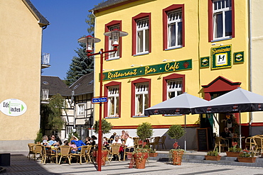 Restaurant Alte Schule, Old School, Eifel, North Rhine-Westphalia, Germany, Europe