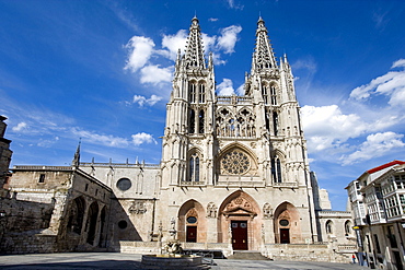 Cathedral of Santa Maria, Saint Mary, UNESCO World Heritage Site, Camino de Santiago or Way of St. James, Burgos Province, Castile and Leon, Spain, Europe