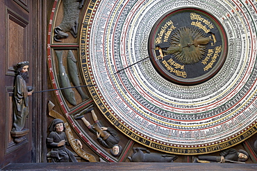 Astronomical Clock of 1472, St. Mary's Church, Rostock, Mecklenburg-Western Pomerania, Germany, Europe