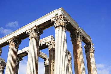 Stone columns, Olympieion, Athens, Greece