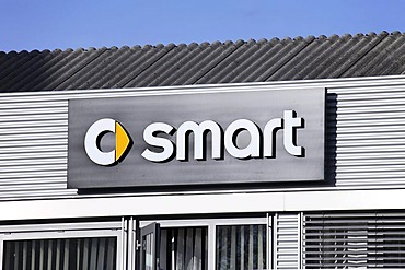 Smart car maker company sign