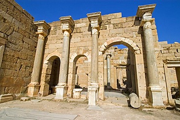 New forum at Leptis Magna