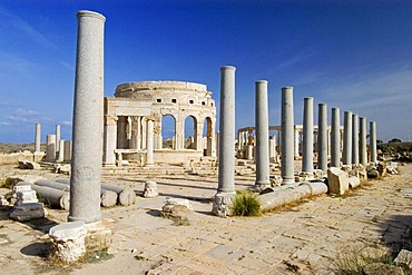 Roman market square at Leptis Magna