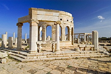 Roman market square at Leptis Magna