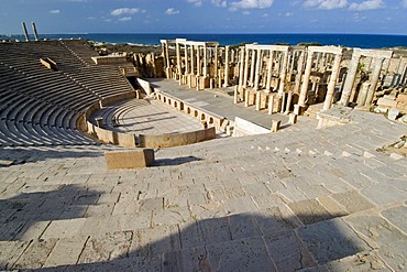 Roman theater of Leptis Magna, Libya, Unesco World Heritage Site