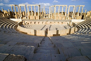 Roman theater of Leptis Magna, Libya, Unesco World Heritage Site