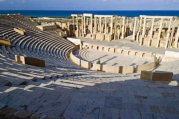 Roman theater of Leptis Magna, Libya, Unesco World Heritage Site