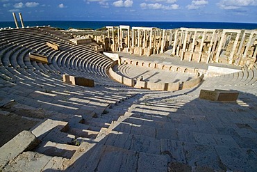 Roman theater of Leptis Magna, Libya, Unesco World Heritage Site