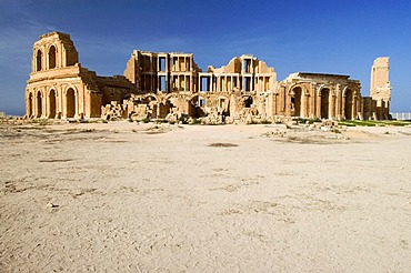 Roman theater in Sabrata, Libya