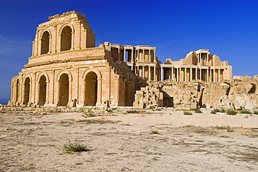 Roman theater in Sabrata, Libya