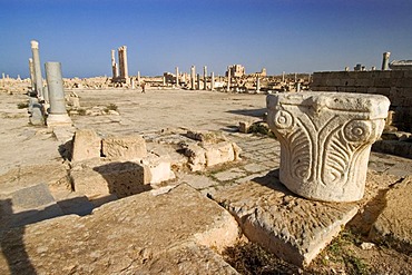 Roman archeological site of Sabrata, Libya