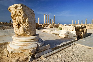 Roman archeological site of Sabrata, Libya