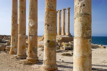 Isis temple in Sabrata, Libyen