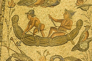 Famous mosaic in the national museum of Tripolis, Libya