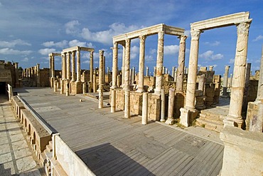 Roman theater of Leptis Magna, Unesco world heritage site, Libya