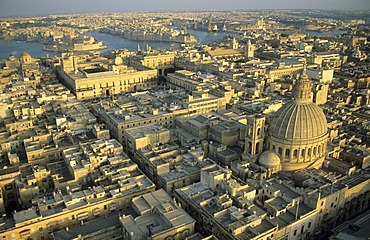 View over Valetta, La Valetta, capital of Malta, Unesco World Heritage Site