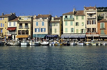 Boats in the harbour of Cassis, Provence, France