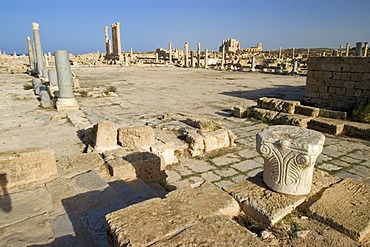 Roman archeological site of Sabrata, Libya