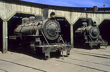 Historic railway station of Baquedano, Chile