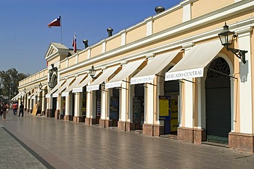 Central Market, Mercado Central in Santiago de Chile, Chile