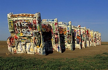 Cadillac Ranch, Amarillo, Texas, USA