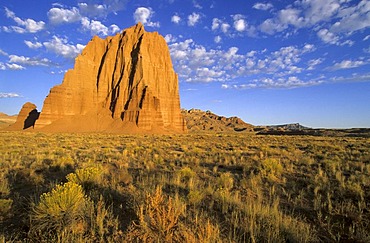 Rock formation at Cathedral Valley, Capitol Reef National Park, Utah, USA