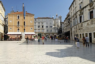 Historic old town of Split, Dalmatia, Croatia