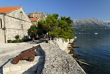 Historic city of Korcula, birth place of Marco Polo, Korcula island, Dalmatia, Croatia