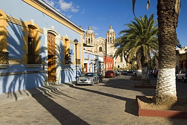 Santo Domingo church in the old town or historic center of Oaxaca, Mexico