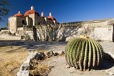 Church in the archeological site of Mitla, Lyobaa, Oaxaca, Mexico