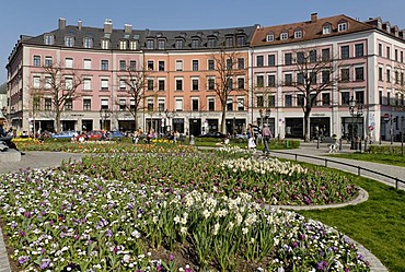 In-quarter Gaertner Platz, Munich, Bavaria, Germany