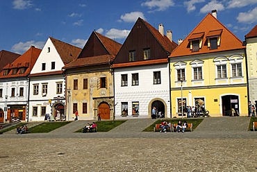 City square of Bardejov, Unesco World Heritage Site, Slovakia