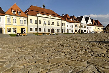 City square of Bardejov, Unesco World Heritage Site, Slovakia