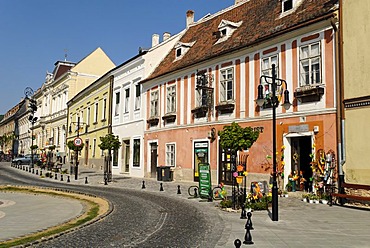 Historic old town of Koeszeg, Hungaria