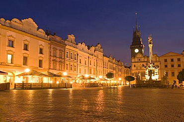 Historic old town of Pardubice on the Labe, Elbe, east Bohemia, Czech Republik