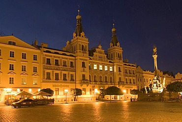 Historic old town of Pardubice on the Labe, Elbe, east Bohemia, Czech Republik