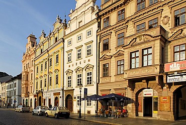 Historic old town of Pilsen, Plzen, Bohemia, west Bohemia, Czech Republic