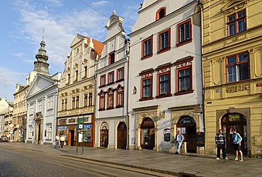 Historic old town of Pilsen, Plzen, west Bohemia, Czech Republic