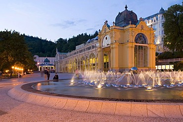 Health resort Marianske Lazne, Marienbad, West Bohemia, Czech Republik