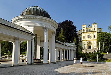 Health resort Marianske Lazne, Marienbad, West Bohemia, Czech Republik