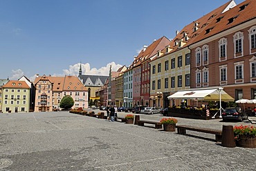 Historic old town of Cheb, Eger, west Bohemia, Czech Republik