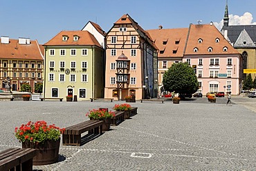 Historic old town of Cheb, Eger, west Bohemia, Czech Republik