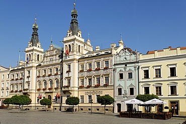 Historic old town of Pardubice, Bohemia, Czech Republik