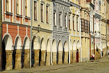 Historic old town of Telc, Unesco World Heritage Site, South Moravia, Czech Republic