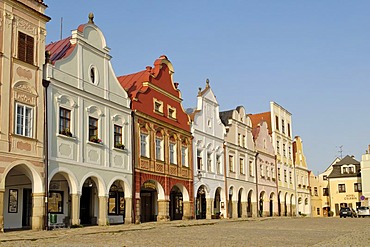 Historic old town of Telc, Unesco World Heritage Site, South Moravia, Czech Republic