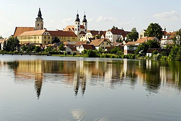 Historic old town of Telc, Unesco World Heritage Site, South Moravia, Czech Republic